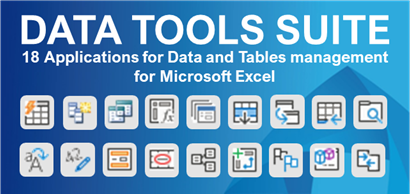 Data Tools Suite, herramientas para datos en Excel