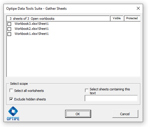 Gather Sheets Gather Sheets App Window
