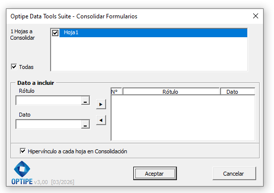 Interfaz Consolidar Plantillas